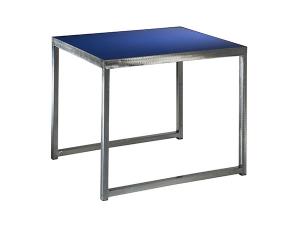 Sydney End Table in Blue (CEST-027) -- Trade Show Furniture Rental